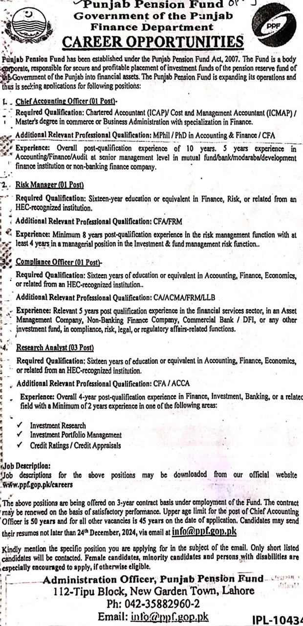 Chief Accounting Officer 